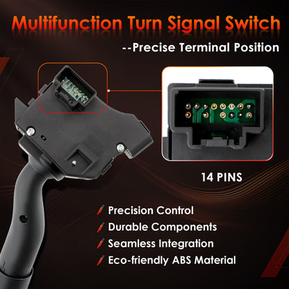 Turn Signal Windshield Wiper Switch For 05-12 Ford Fusion Taurus Lincoln Mercury