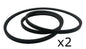 Solid Spare Belt for Craftsman, Poulan, Husqvarna 174368 (5/8"x90") 532174368 - 2 Pack