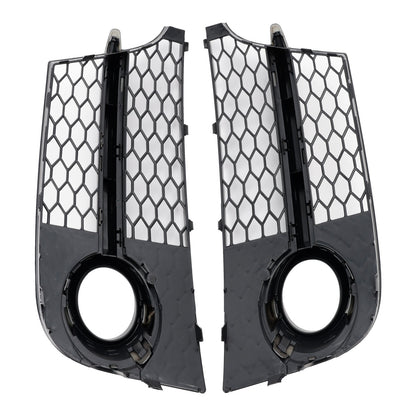 Honeycomb Front Bumper Fog Light Grille Fit Audi TT MK2 S-Line TTS 2011-14