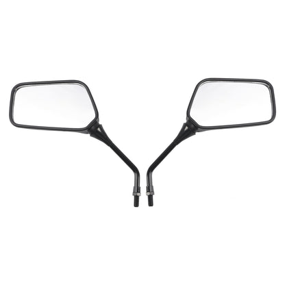 Pair Black Mirrors M10 Rearview Mirrors For Suzuki DR200 DR350 DRZ400 DR650