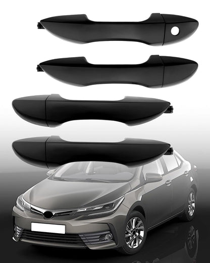 4X Outside Outer Exterior Door Handle Front & Rear Side For 14-19 Toyota Corolla