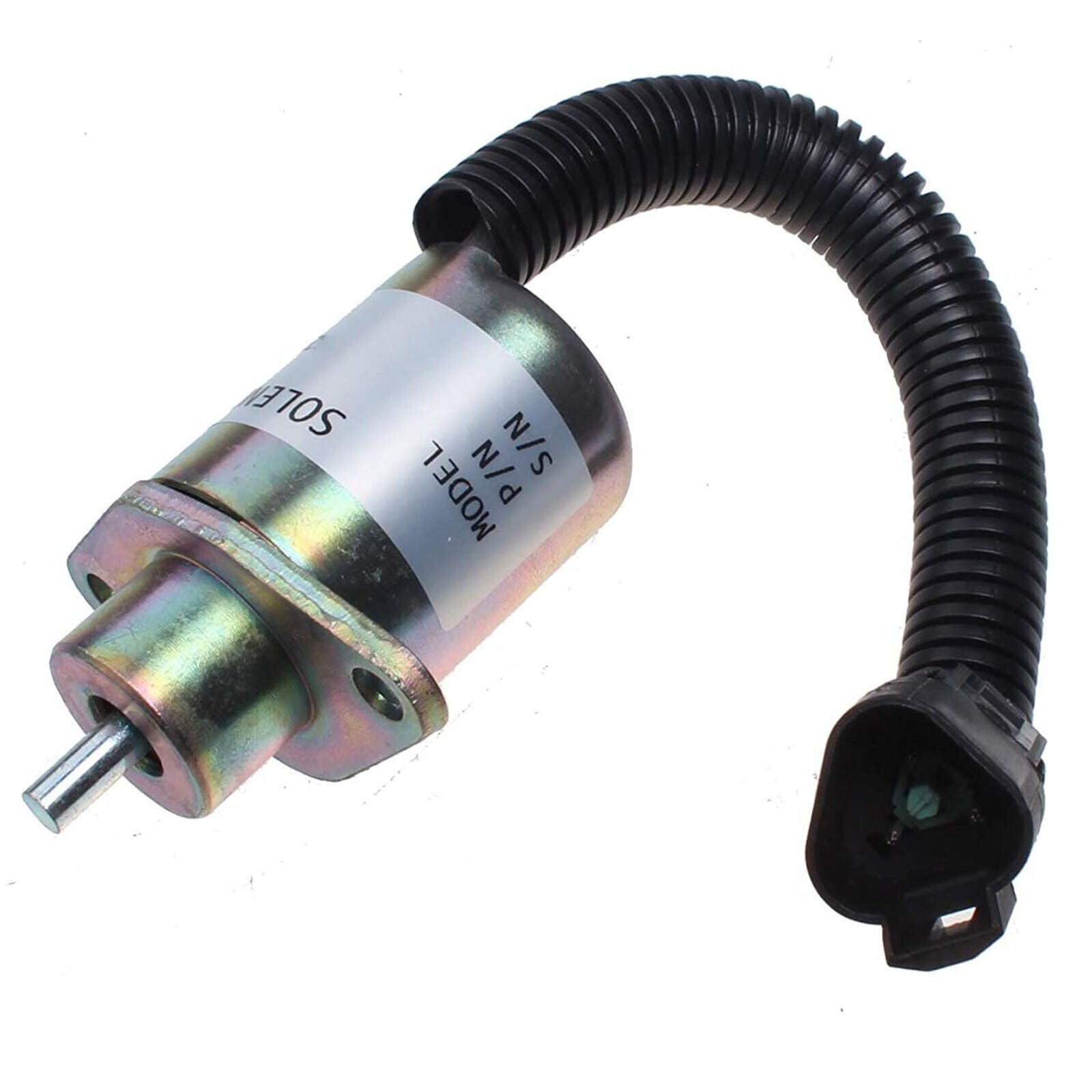 Solid Spare Fuel Shutoff Solenoid for CAT SKID STEER LOADER 267 277 287 236 246 248 252 262