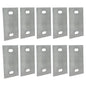 Stationary Dock Washer Plate, 5" x 2-1/2" - Heavy-Duty Galvanized Steel (10)