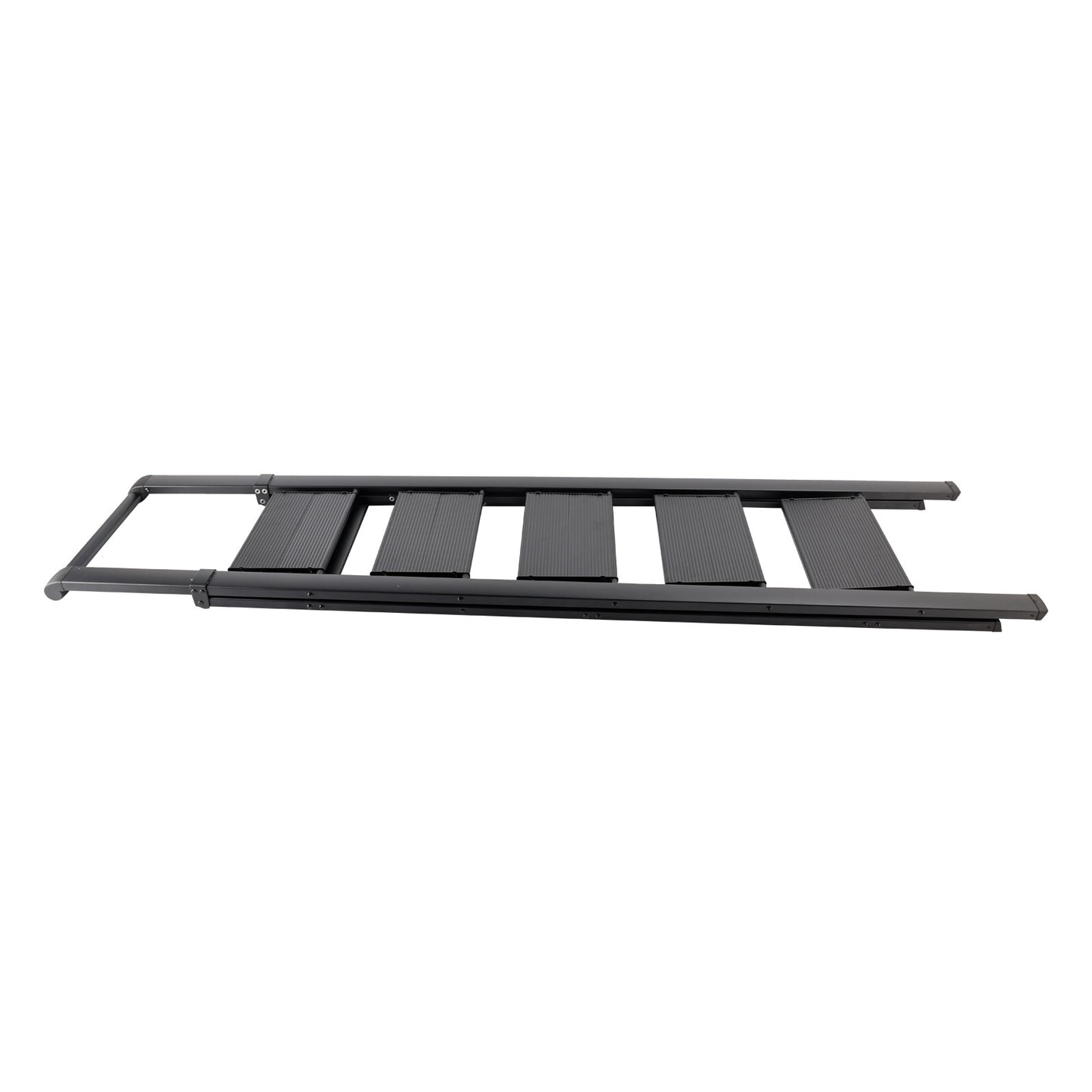 5 Step Ladder, Foldable Step Stool, Aluminum Step Ladder with Anti-Slip Pedal