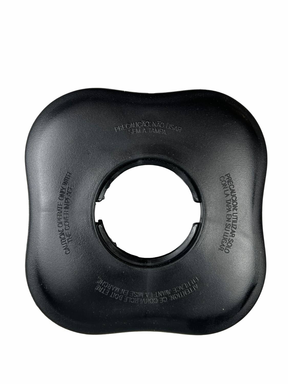 Solid Spare Oster 83820-000-090 Black Blender Jar Lid Clover Leaf Shape