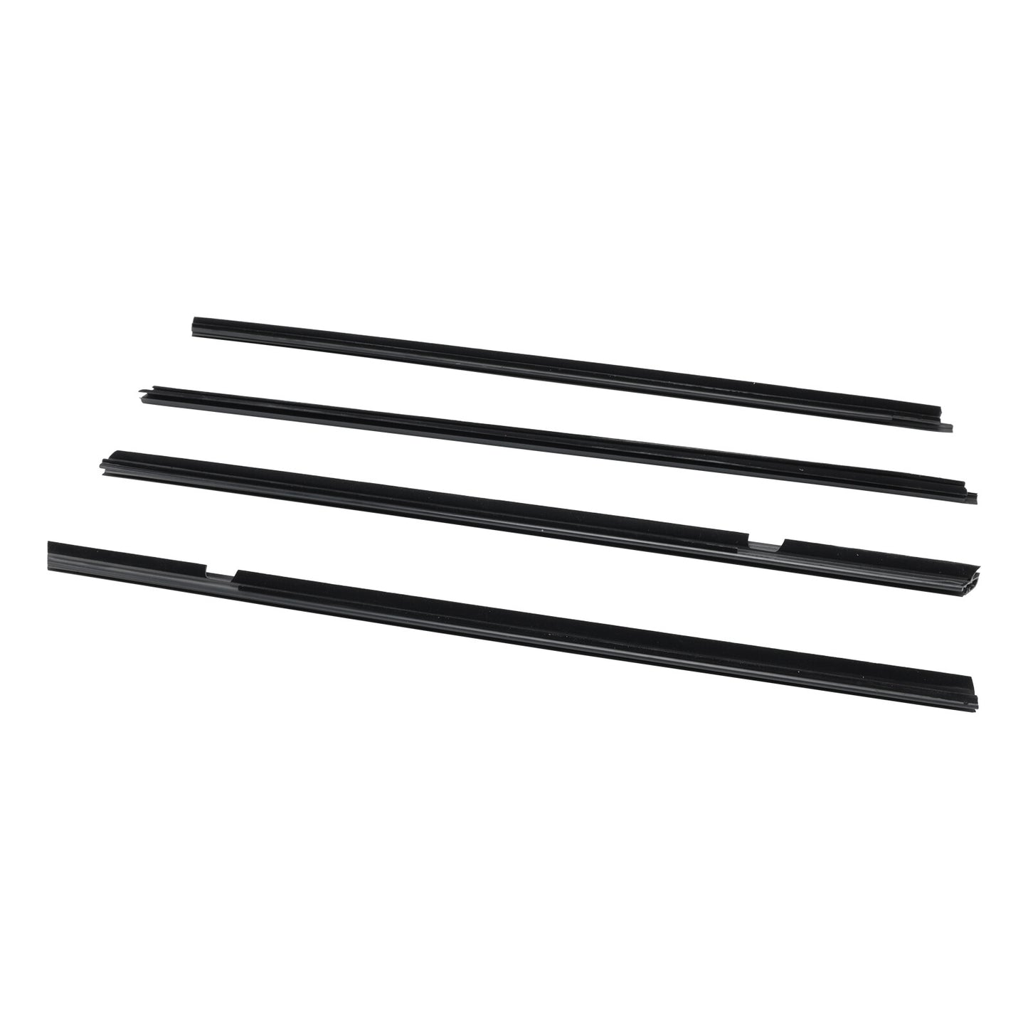 4PCS Outside Window Moulding Weatherstrip For Honda Insight 2010-2014