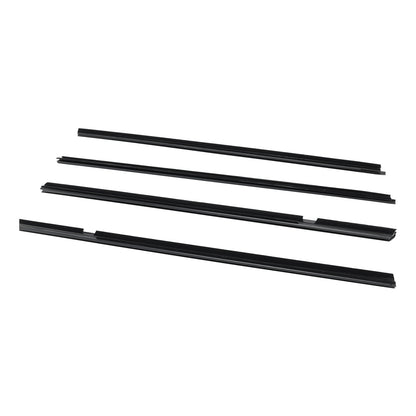 4PCS Outside Window Moulding Weatherstrip For Honda Insight 2010-2014