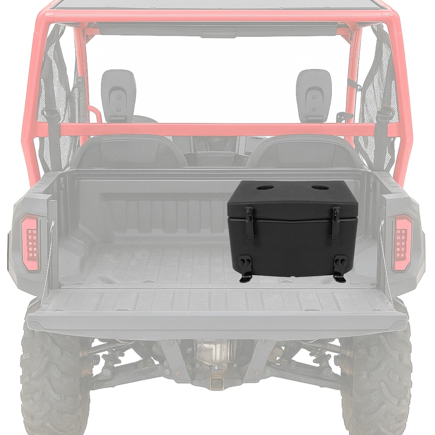 Solid Spare Cargo Box / Insulated Cooler box For 2016+ Honda Pioneer 1000-5 Deluxe 17 18 19