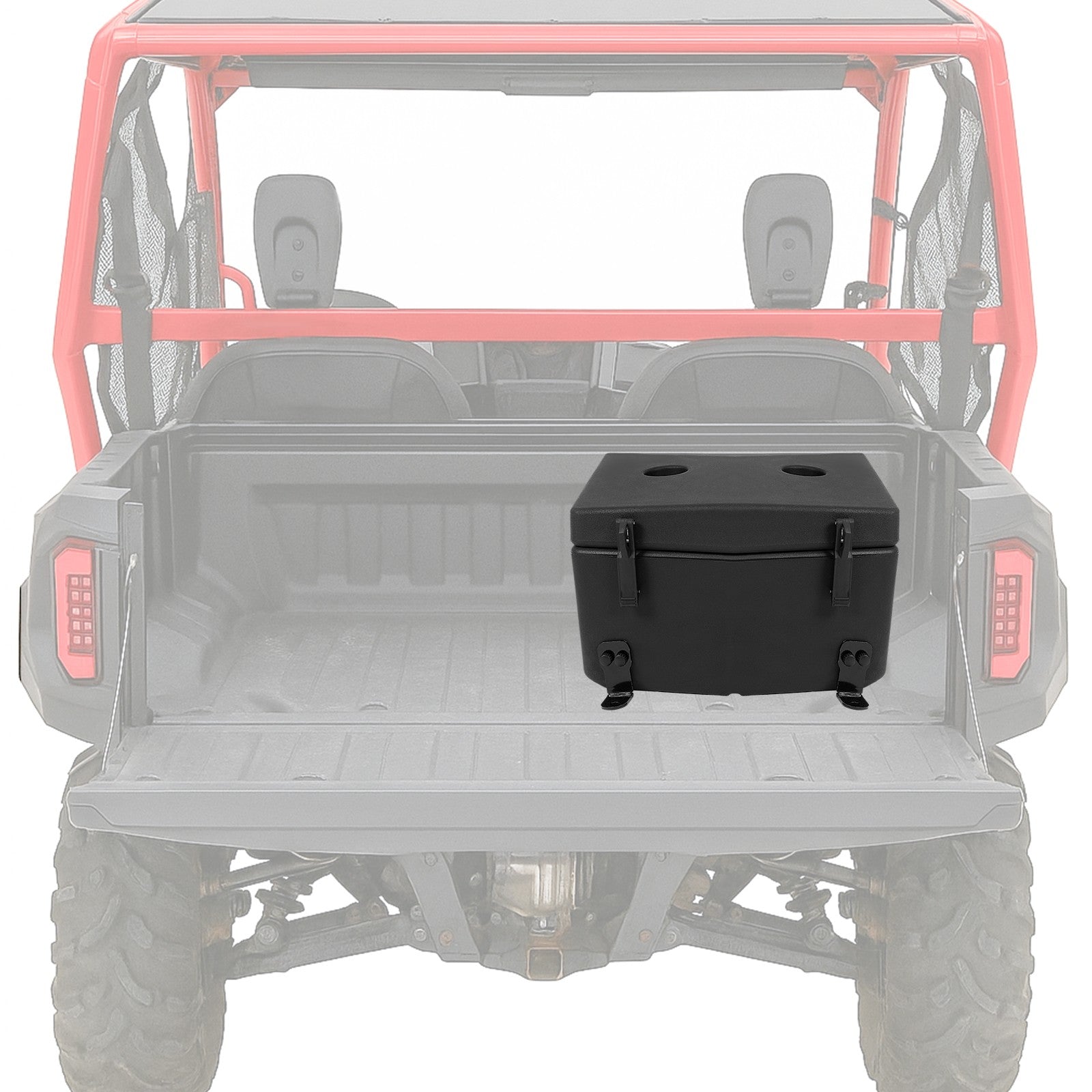 Solid Spare Cargo Box / Insulated Cooler box For 2016+ Honda Pioneer 1000-5 Deluxe 17 18 19
