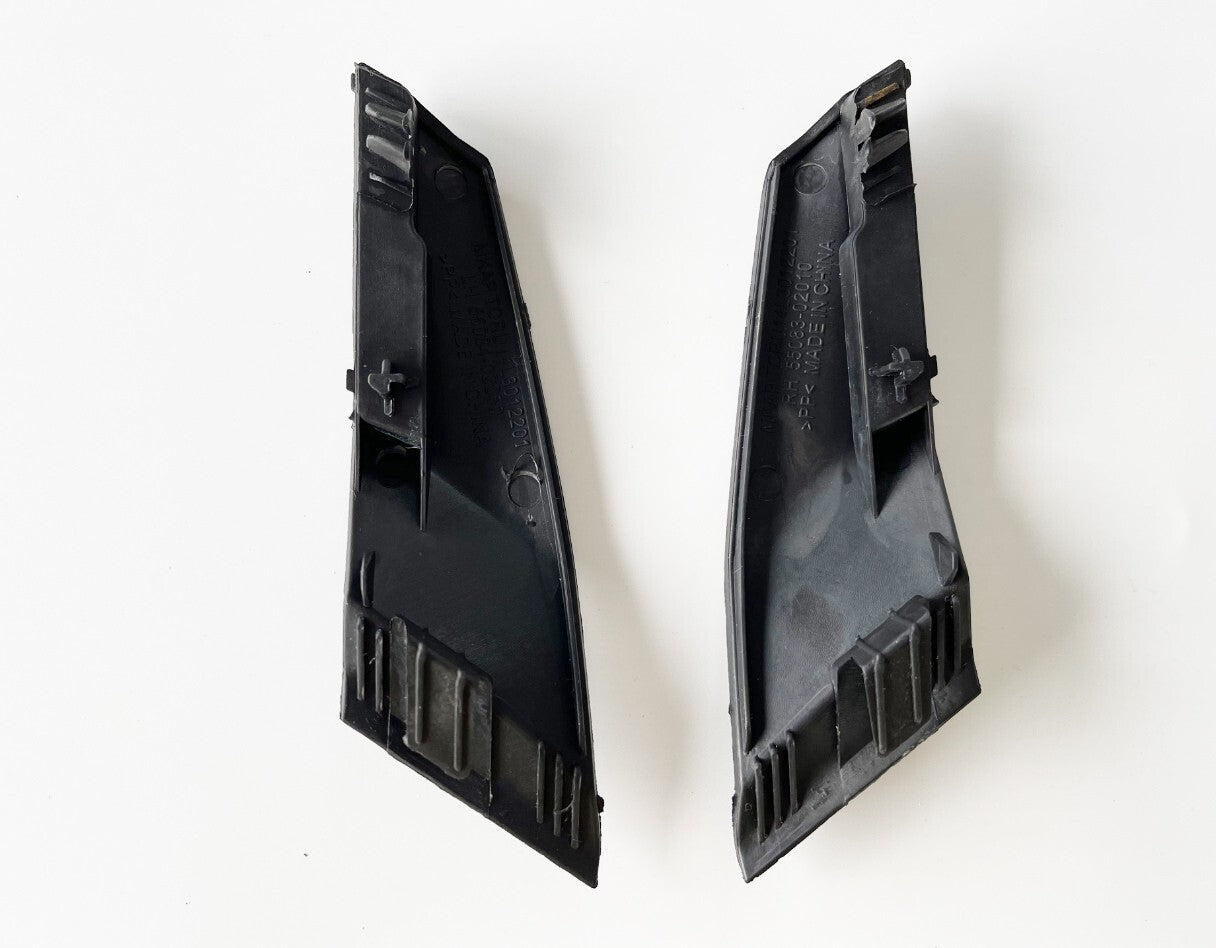 1 Pair Front Wiper Side Cowl Extension Cover Trim For Toyota Corolla 2014-2019