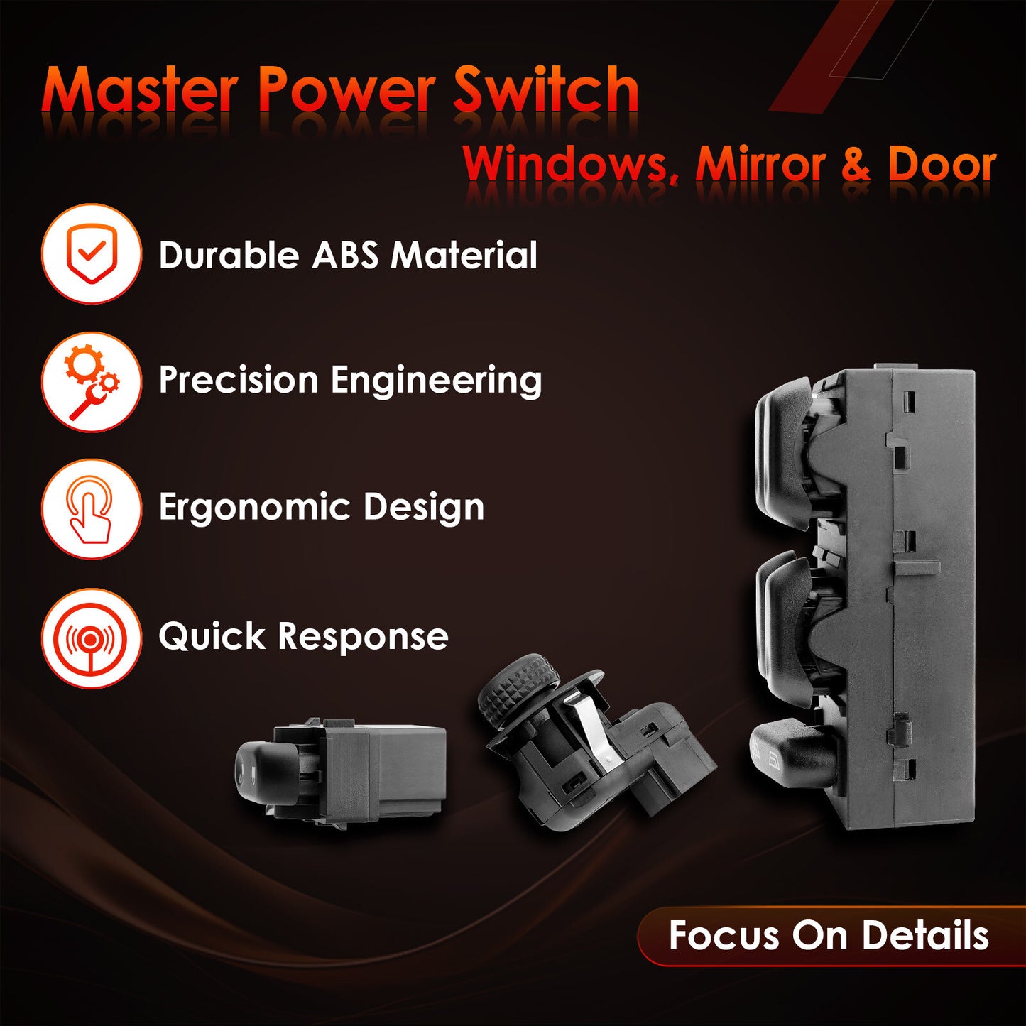Driver Side Master Power Window Mirror Door lock Switch For 2004-2008 Ford F-150