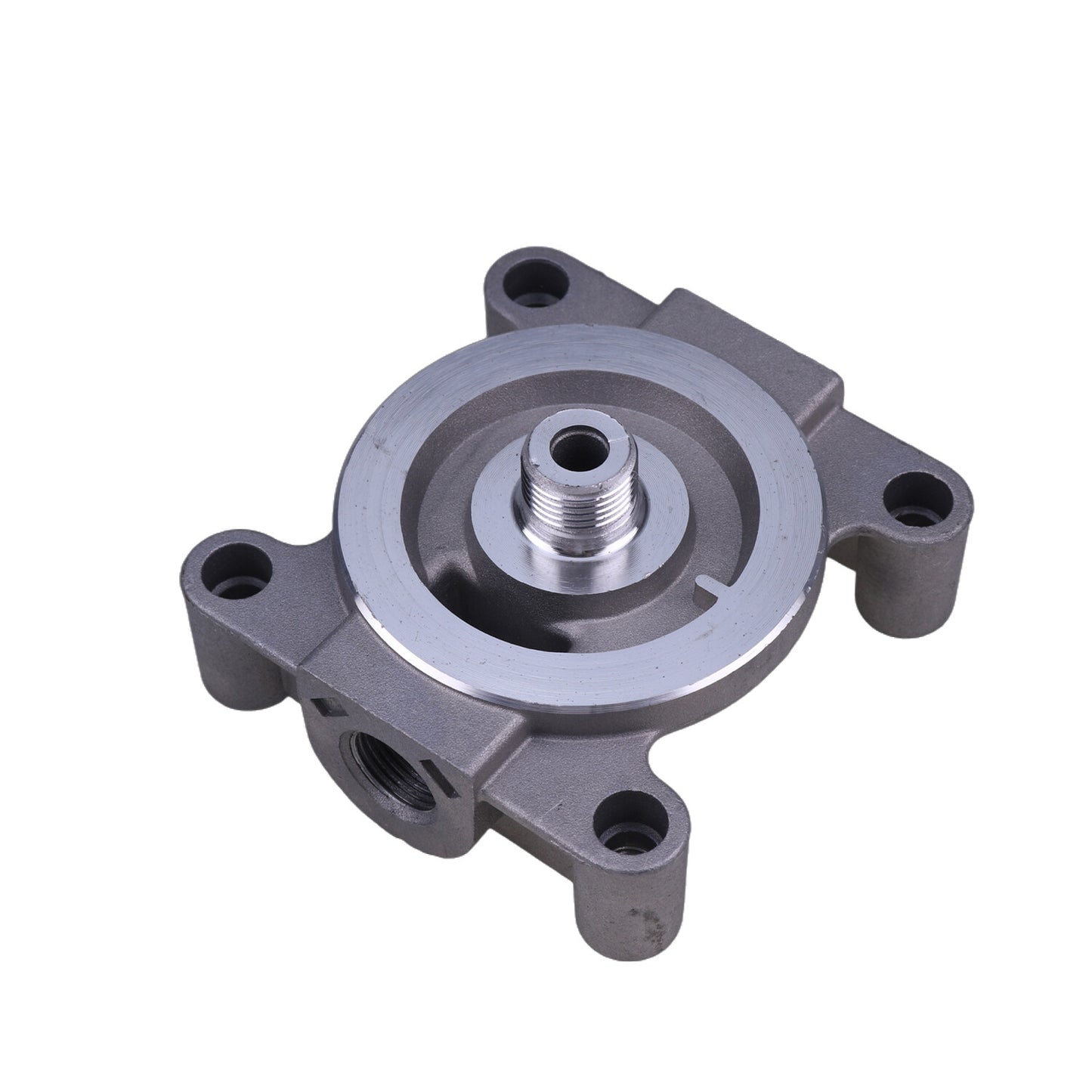 Solid Spare Coolant Filter Head 204163S for Cummins L8.9 G8.3 ISC Cat Komatsu Fleetguard