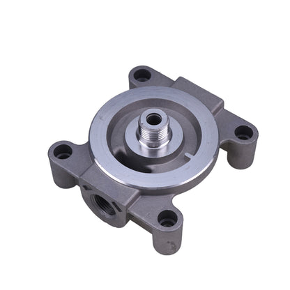 Solid Spare Coolant Filter Head 204163S for Cummins L8.9 G8.3 ISC Cat Komatsu Fleetguard