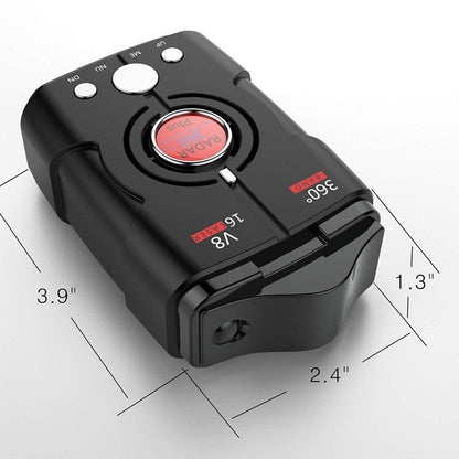 V8 Car Mobile Radar Speed Detector Mobile Speed Detection English Russian Switch