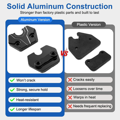Aluminum Sun Visor Repair Kit with Box For Ram 1500 2019-2025 Fix Visor Bracket