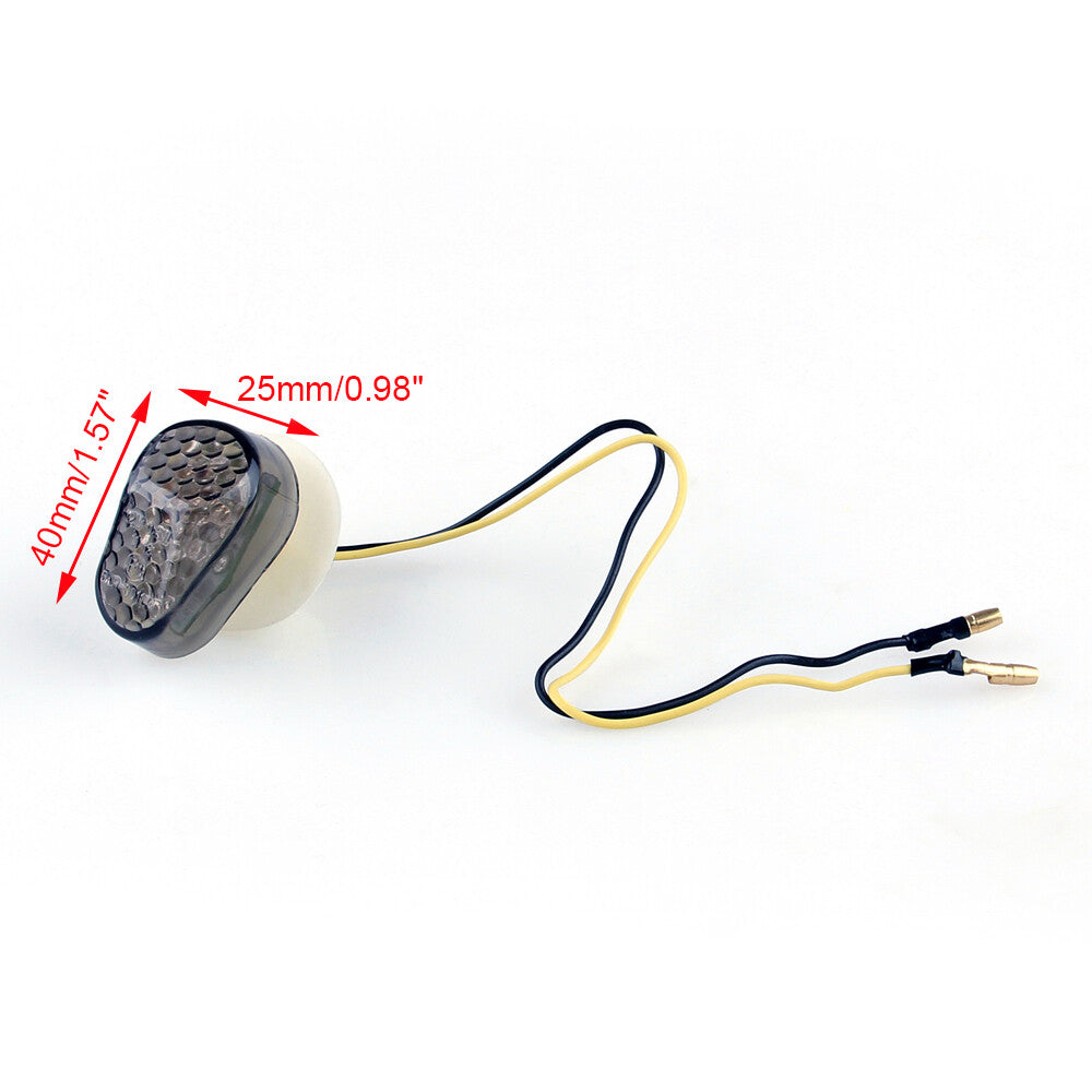 Turn Signas Light For Yamaha YZF 600 R6 03-12 YZF 1000 R1 FZ1 FZ6 Smoke