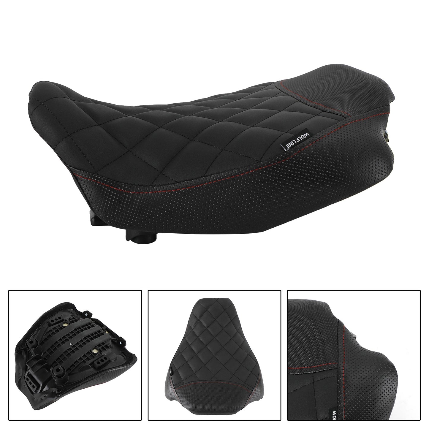 Replace Front Rear Driver Passenger Seat Black B For Honda Cb Cbr 650R 19-23 20