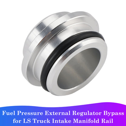 Fuel Pressure External Regulator Bypass for LS Truck Intake Manifold Rail`