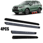 Fit 2019-2021 2022 Subaru Forester Exterior Door Panel Trim Side Skirts 4PCS