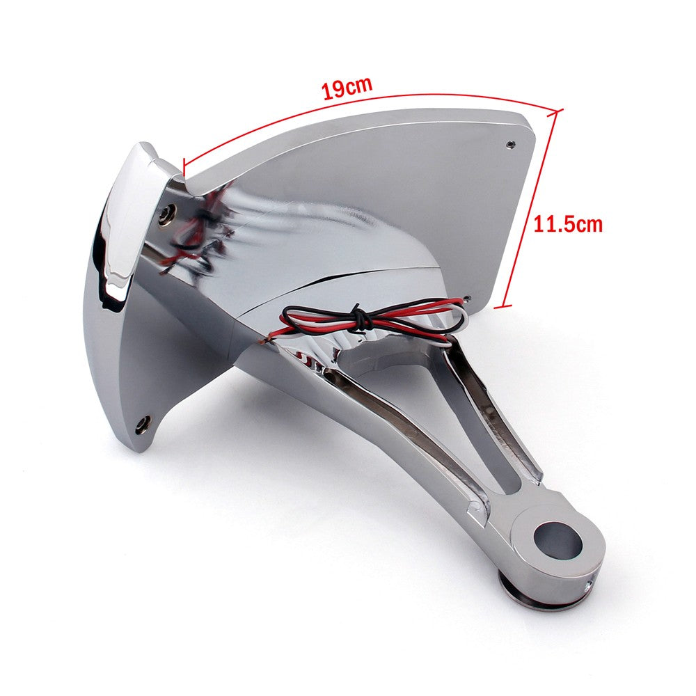 12V Side Mount License Plate LED Tail Brake Light Fits for Honda Yamaha Kawasaki