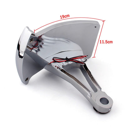 12V Side Mount License Plate LED Tail Brake Light Fits for Honda Yamaha Kawasaki
