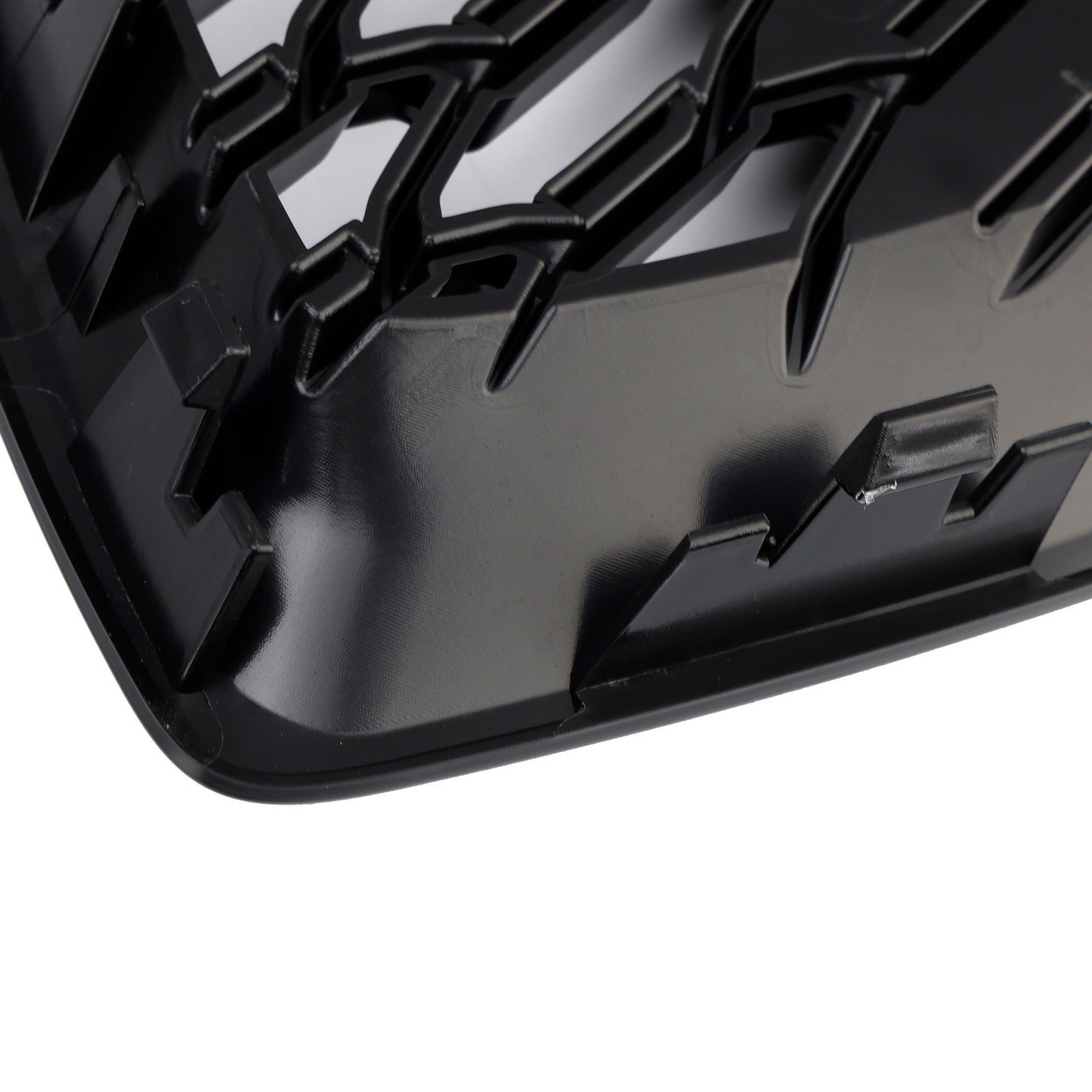 RSQ5 Style Front Fog Lamp Grille Cover Fit Audi Q5 SQ5 S-Line 2021-2025 Black