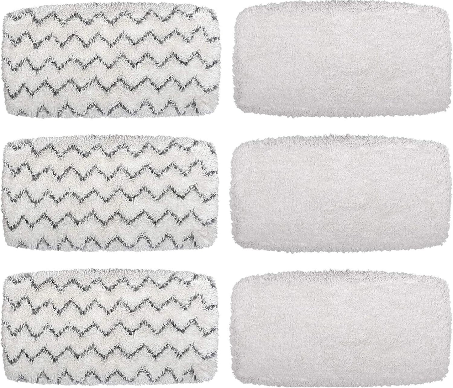 1252 Symphony Bissell Compatible Washable Mop Pads Hard Floor by Genrt - 6 PCS