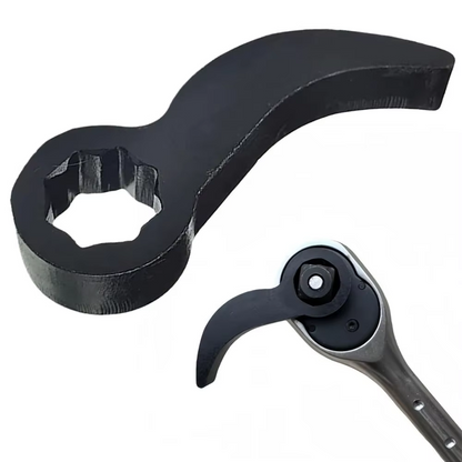 2X Pry Crowbar Adapter Head Pry Bar Wrench Adaptor Head Fits 3/8" Drive Ratchets