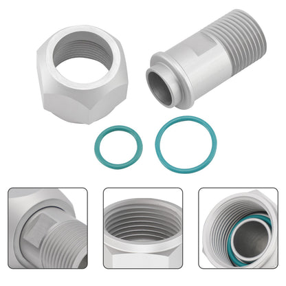 A/C Adapter Fitting #12 (3/4) Female to #10 (5/8) Male Drier Accumulator Hose