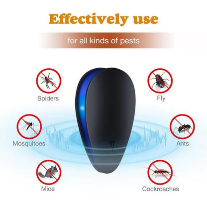 6 pcs Ultrasonic Pest Repeller Control Electronic Repellent Mice Bug Rat Reject