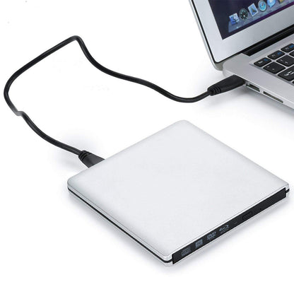 4K BD Burner External USB Super Slim DVD RW CD Writer Portable Drive Silver