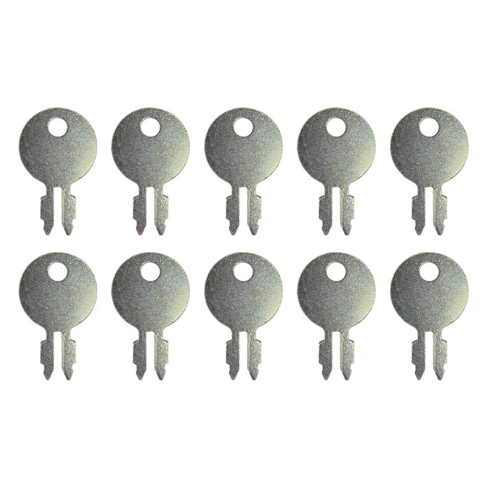 (10) Ignition Key For Massey Ferguson John Deere Tractor TO20 Super 90, 180292M1