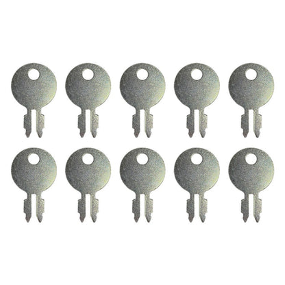 (10) Ignition Key For Massey Ferguson John Deere Tractor TO20 Super 90, 180292M1