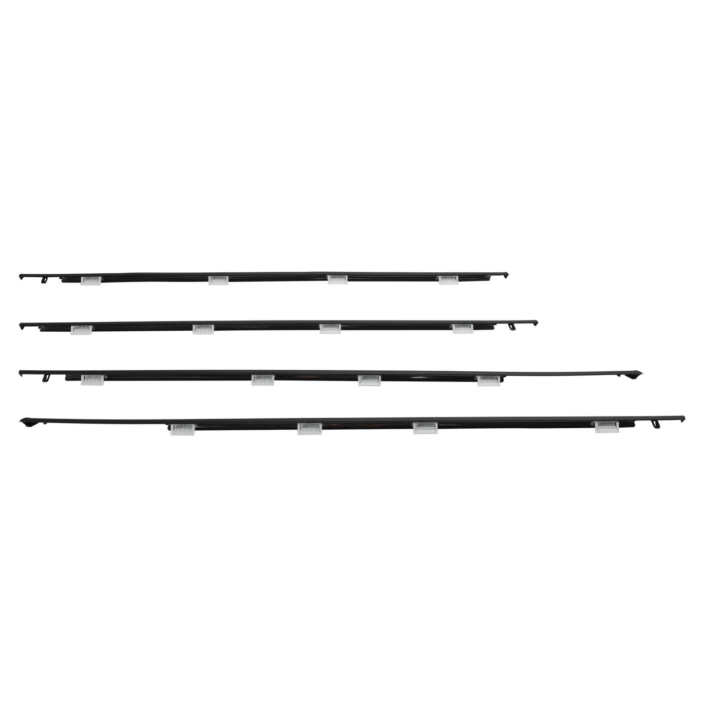 4pcs Weatherstrip Window Seal 72410S5A003 For Honda Civic 2001-2005