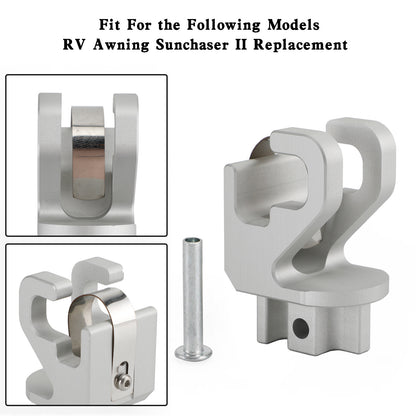 NEW Alminum RV Rafter Claw Satin Hardware For Dometic SUNCHASER II Awning