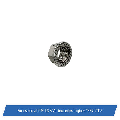 Windage Tray Nuts for All Chevy GM, LS Vortec Engines - M8x1.25 (10 pk)