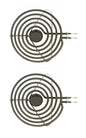 Solid Spare (2) 8 Inch Surface Burner Element for Maytag Stove Range Cooktop
