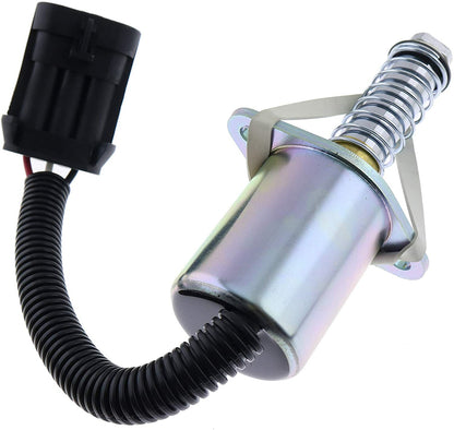 Solid Spare 12V Fuel Solenoid 6681513 6681512 for Bobcat Skid Steer 325 328 751 7753 853 953