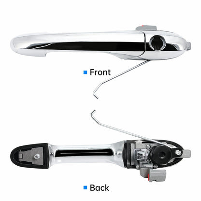 Front Exterior Outside Chrome Door Handle LH Driver Side For Fiat 500 68069943AC