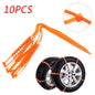 10PCSnow Tire Chain Anti-Skid Belt Car TruckUV Emergency Winter Driving USA
