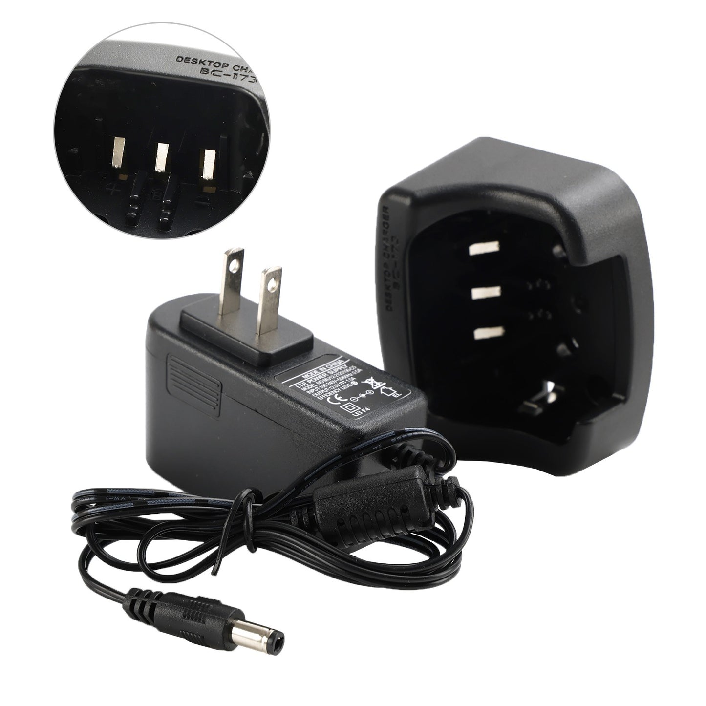 BC-173 Charger BP224 Battery Rapid Dock For ICOM IC-M31 M32 M2A M21 M33 M34 M35