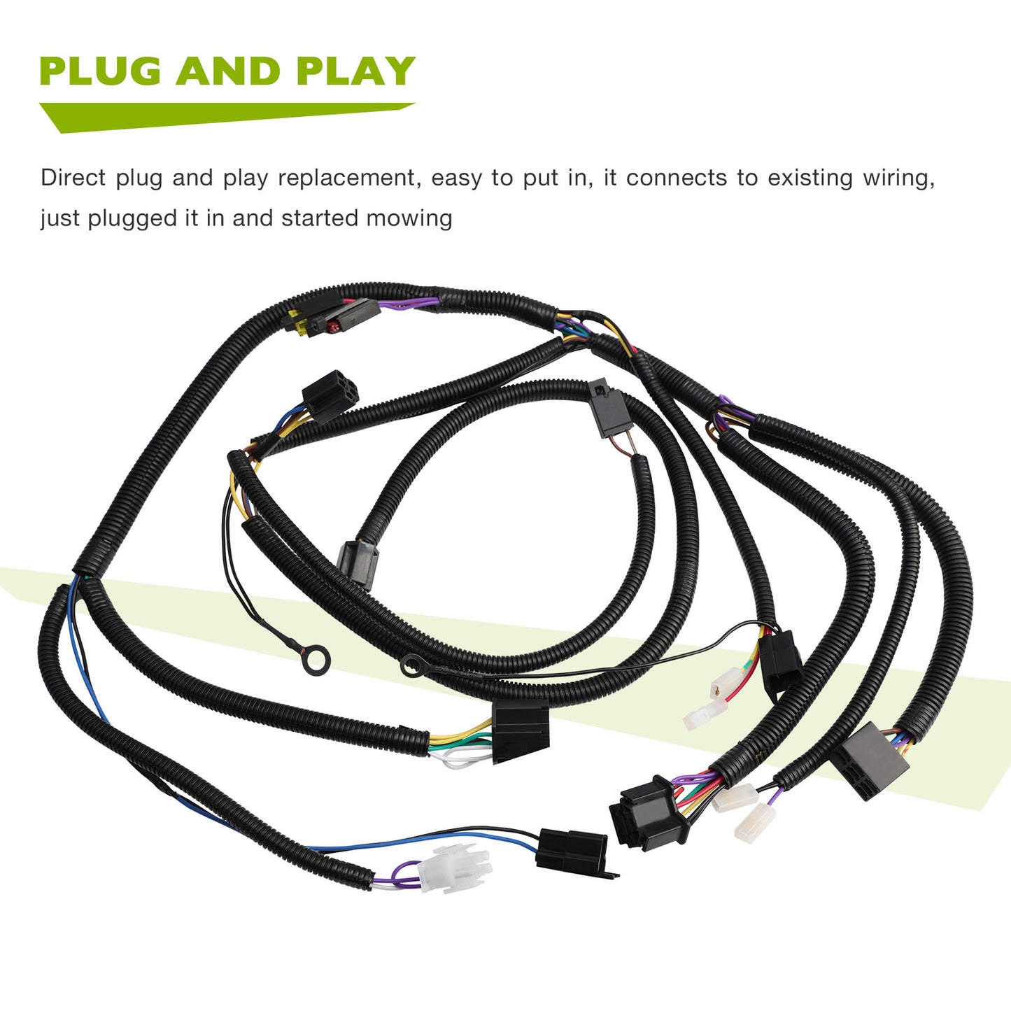 580798101 Lawn Tractor Wire Harness Fit for Husqvarna Craftsman Poulan Jonsered