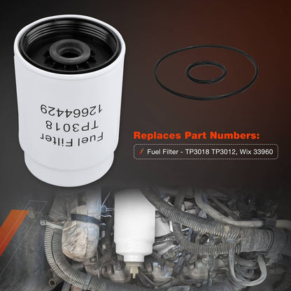 6.6L Duramax Diesel Fuel Filter Kit For 01-16 Chevy Silverado 3500  Express 2500