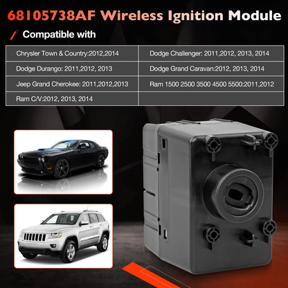 68105738AF Wireless Ignition Module Switch Fit 2011-2014 Chrysler Dodge Jeep Ram