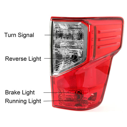 Solid Spare For Nissan Titan XD 2016-2023 Right Passenger Side Rear Tail Light Assembly Lamp