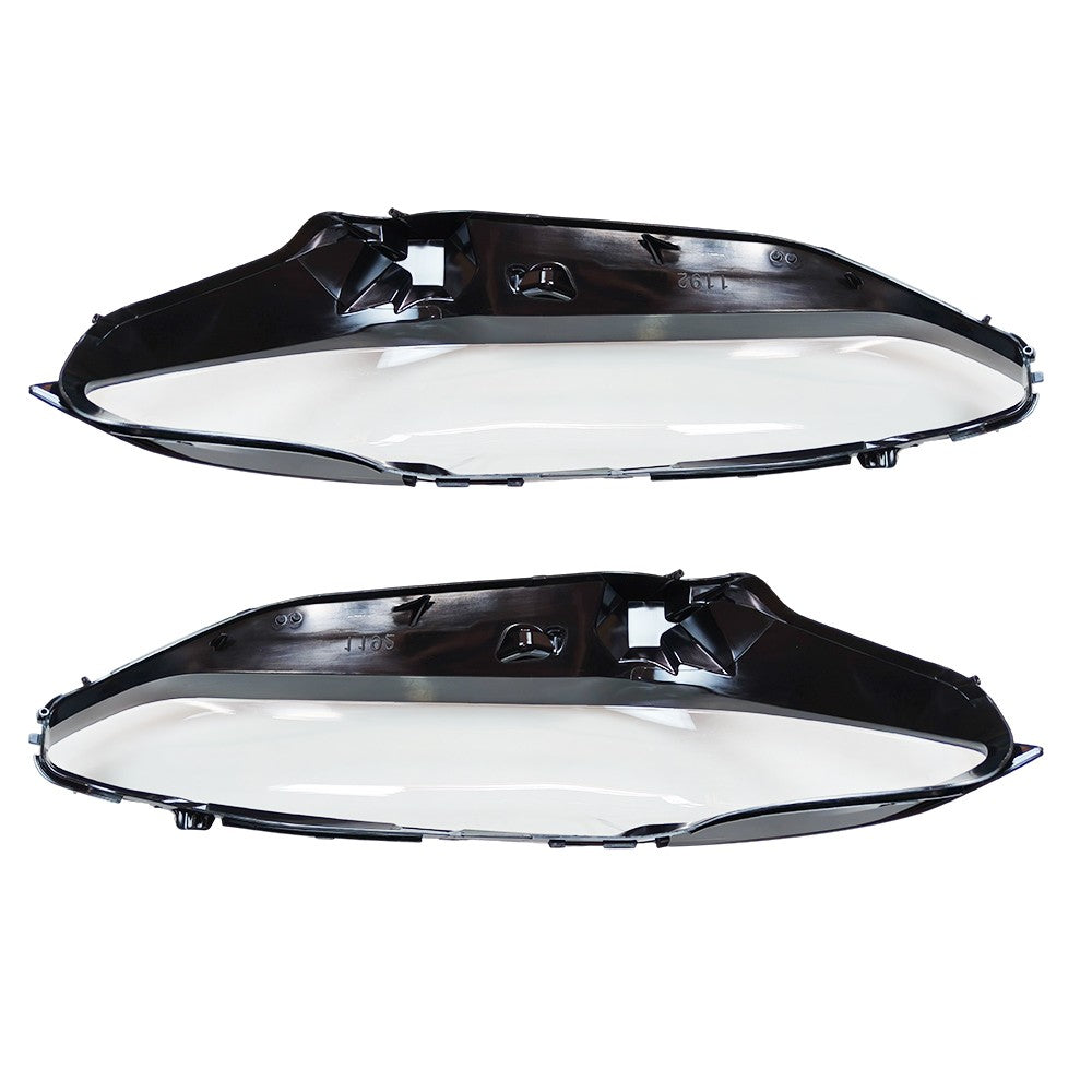 New A Pair Front Headlamp Lens Cover+Glue For 2020-2022 BMW 4 Series G22 G23