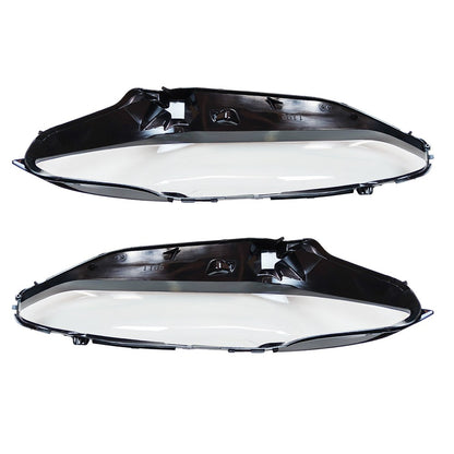 New A Pair Front Headlamp Lens Cover+Glue For 2020-2022 BMW 4 Series G22 G23