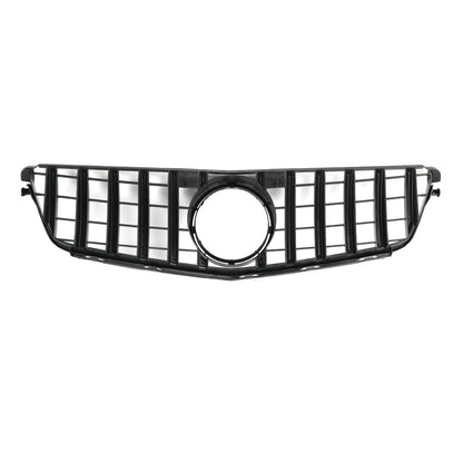 GTR Style Front Bumper Grille Grill Fit Benz C-Class W204 C300 C350 2008-2014