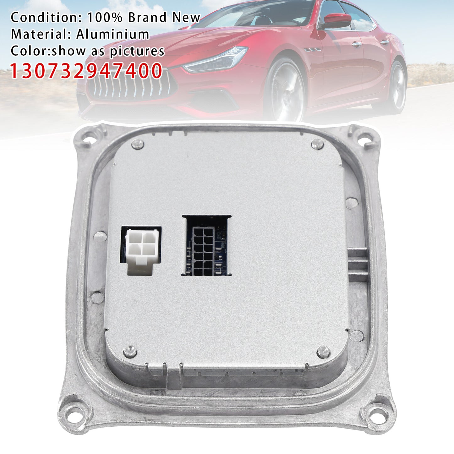 LED Headlight Ballast Control Module 130732947400 For Maserati Ghibli Sedan