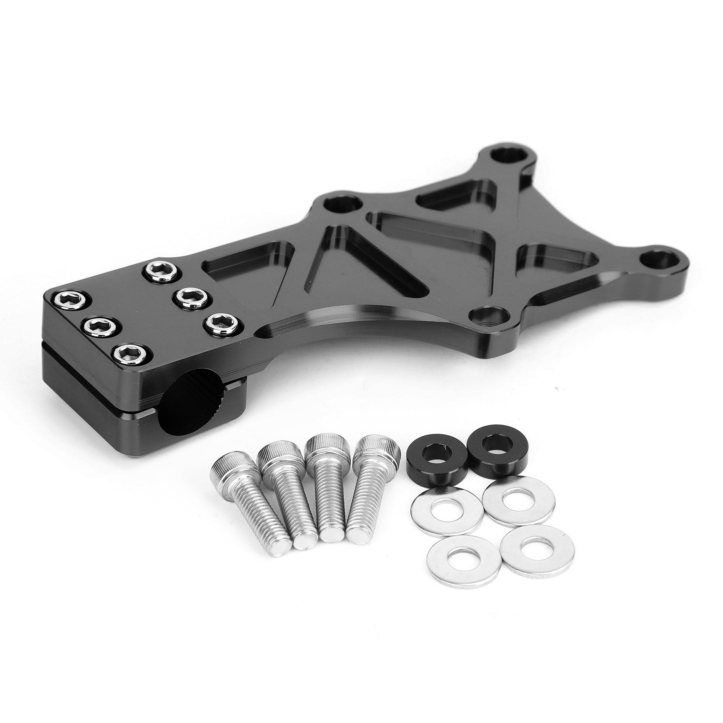 Black Engine Guard Bracket Fixed Fastening for 2013-2019 Honda MSX125/SF Grom